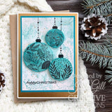 Woodware • paintable baubles clear singles stamps leafy fillers