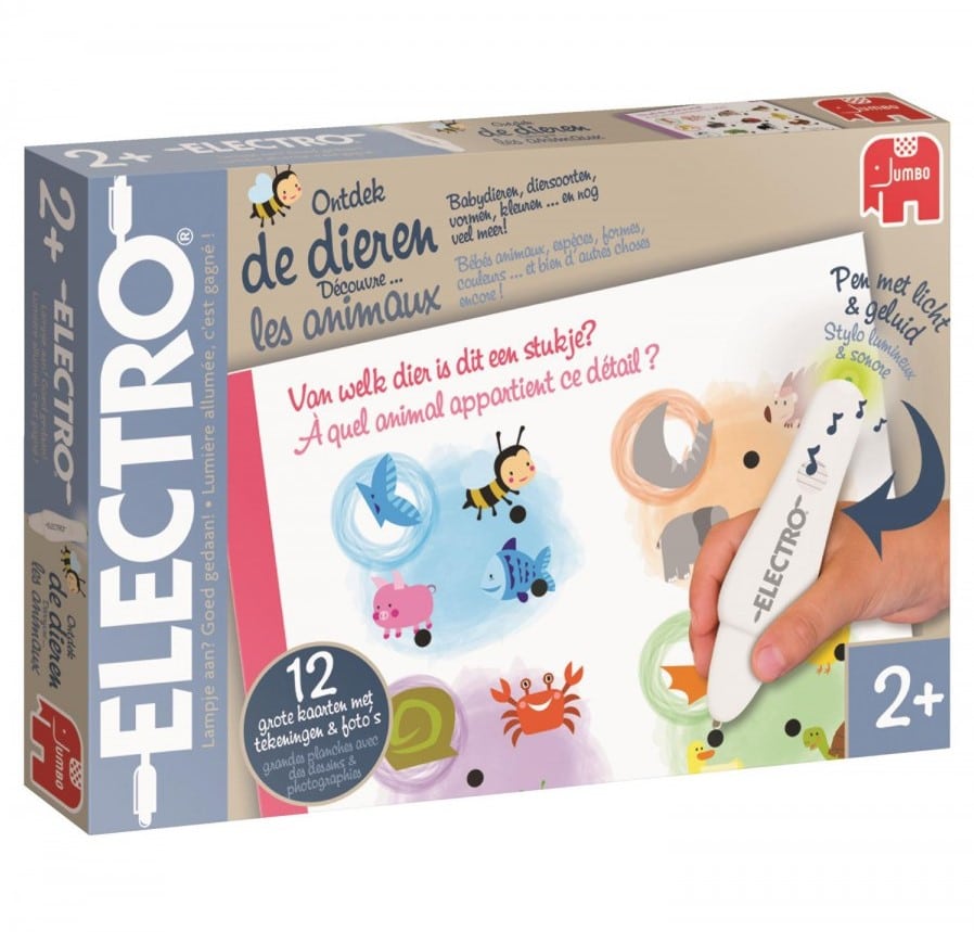 Jumbo Electro Wonderpen entdecken Sie das Bildungsspiel von Tieren
