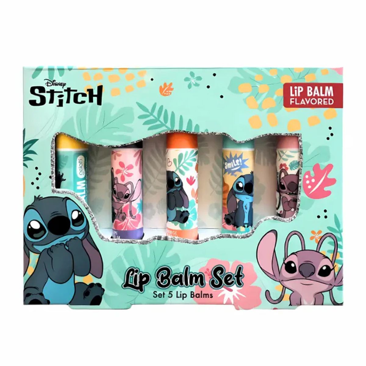 Stitch disney lipbalm set 5st.