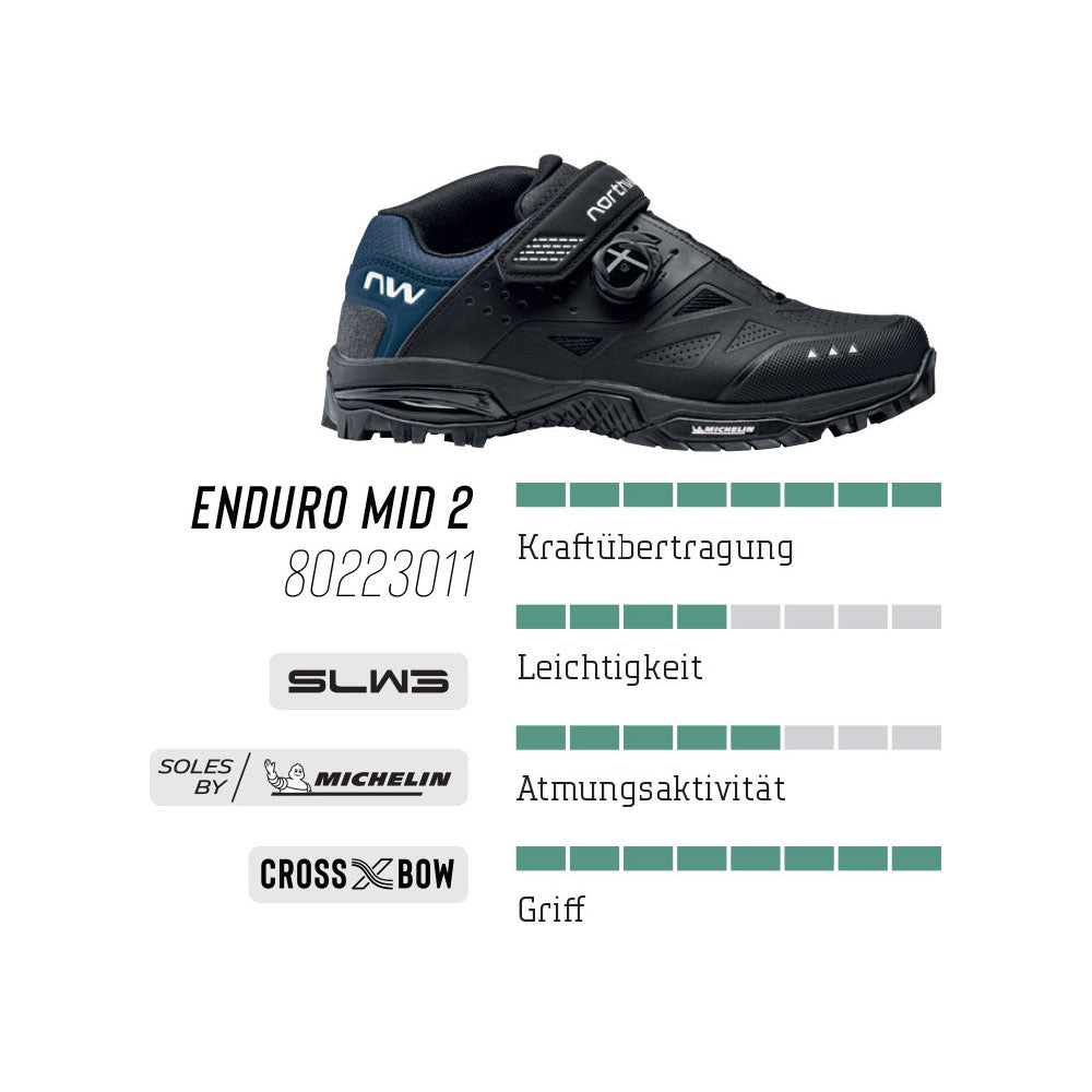 Northwave enduro mid 2 - mtb shoes | 39