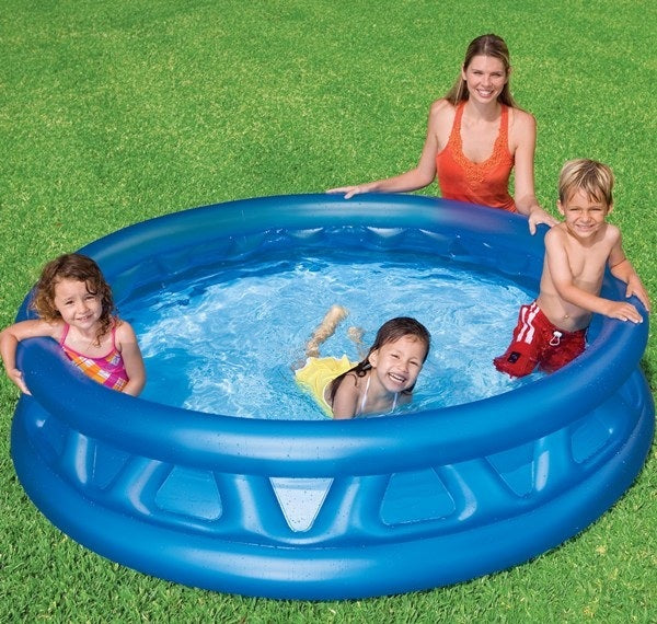 Inflatable swimming pool 58431NP Soft Side 188 x 46 cm blue