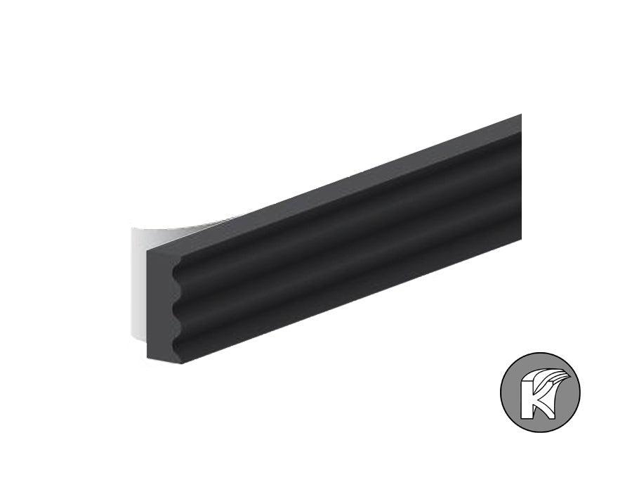 Ellen Draft Band K -Profile - Black - 9x3mm - 7.5m