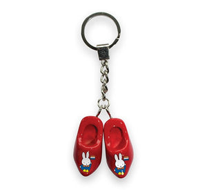 Miffy key ring 2 clogs 4 cm red