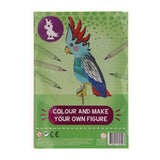 Kleur en maak je eigen vogelfiguur