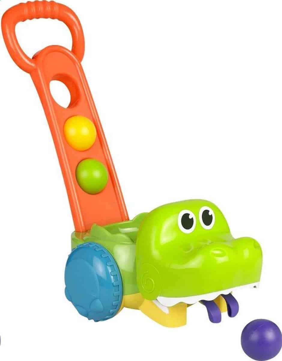 Van der doelen push krokodýl s míčky a zvukem