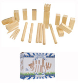 Kubb game large wood fsc
