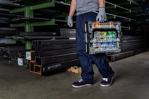 L-boxx työkalulaukku | 102 kansi läpinäkyvä | sisäpuolella leveys378xs313xk61 mm | 1 kpl - 6100000362