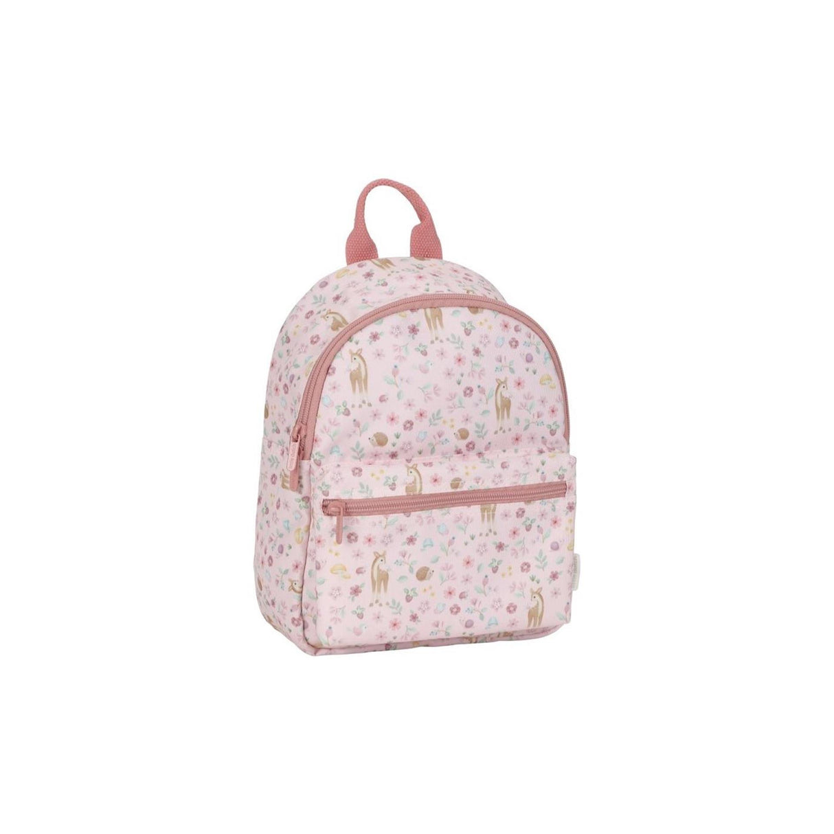 Pequeno jardim de fadas com mochila holandesa