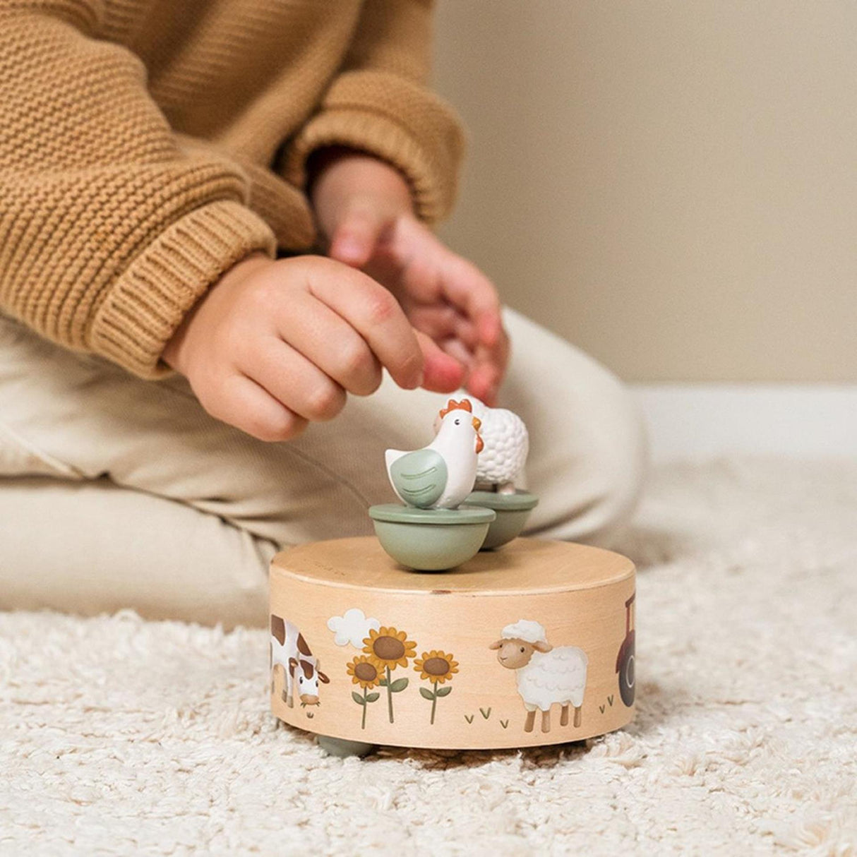 Little dutch little farm houten muziekdoosje fsc