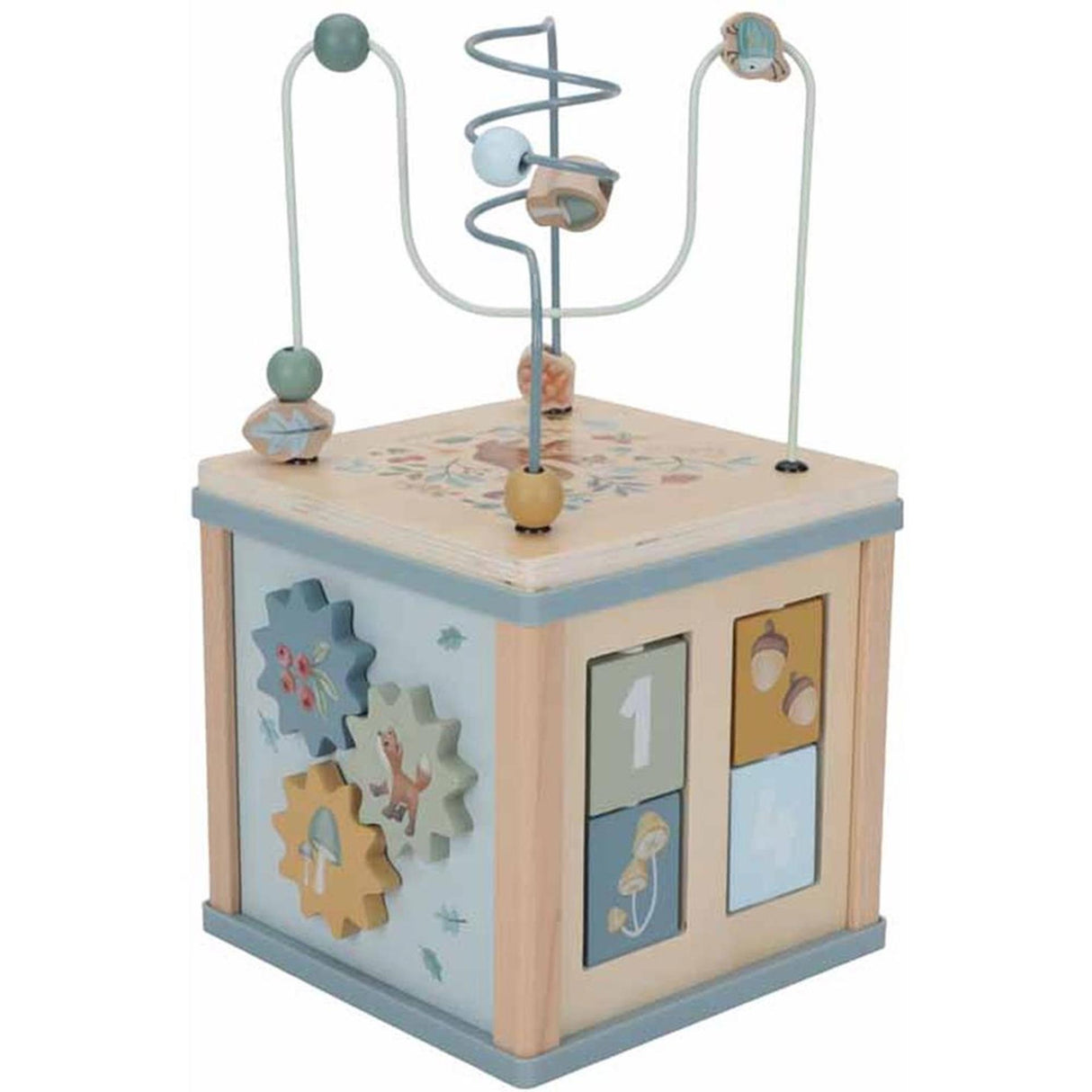 Little dutch forest friends activiteitenkubus blauw