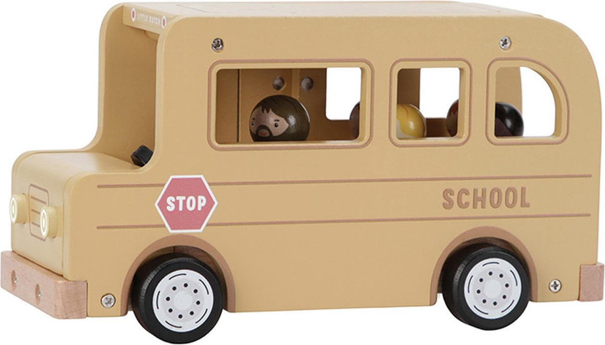 Little dutch schoolbus met poppetjes fsc