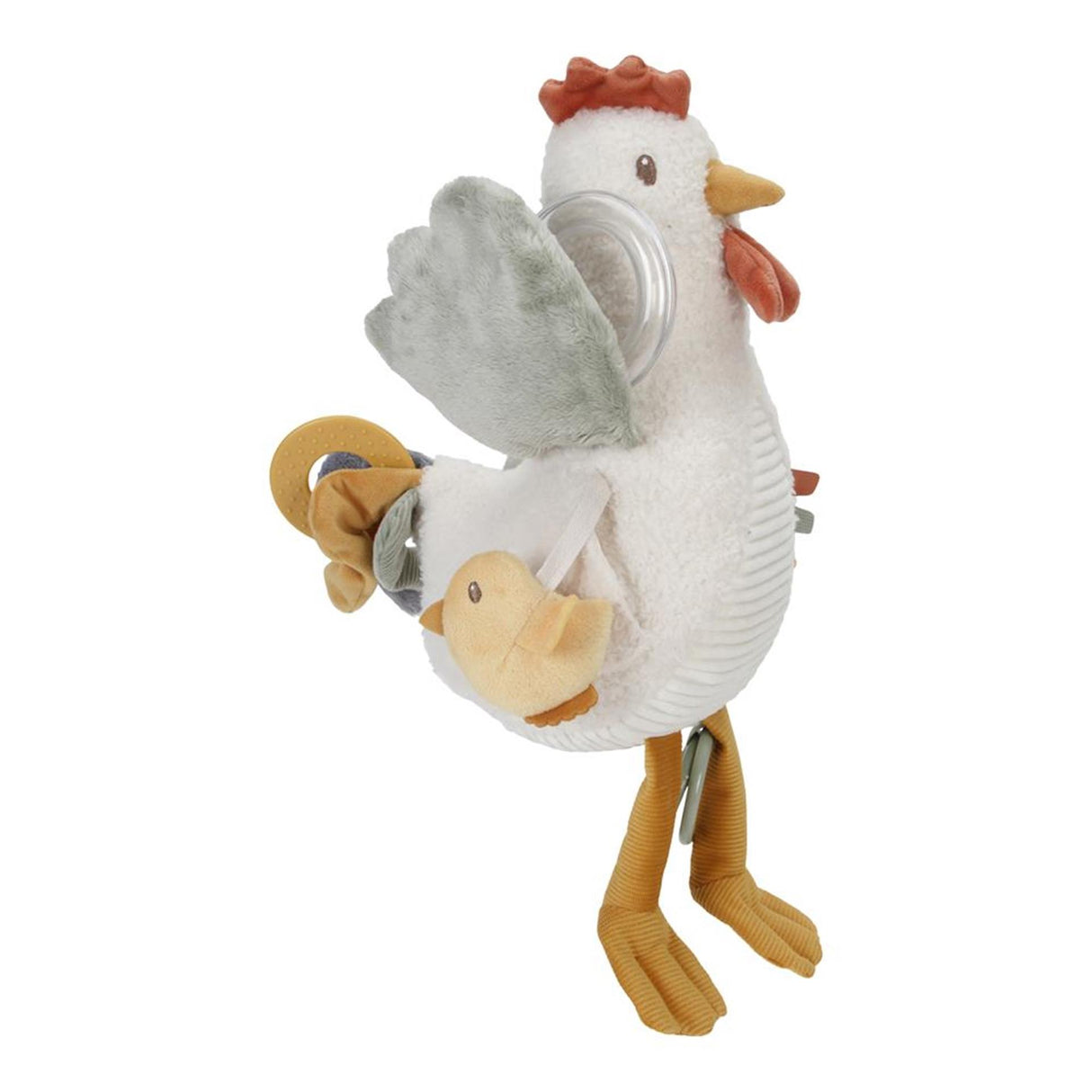 Little dutch little farm activiteitenknuffel kip 25cm
