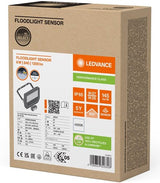 Enzo ledvance led bouwlamp 10w 4000k zwart + sensor - 5017551