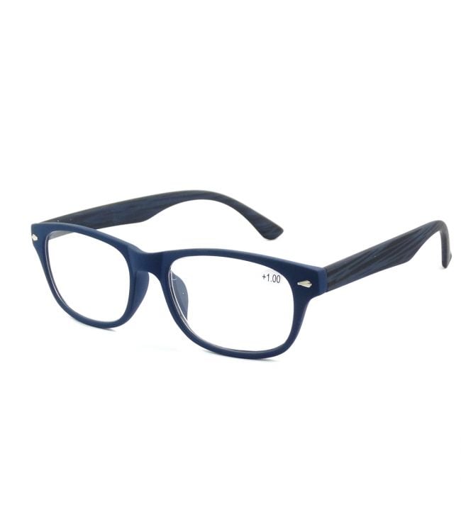Spectrum Reading Glasses Blue Black Square 3.50