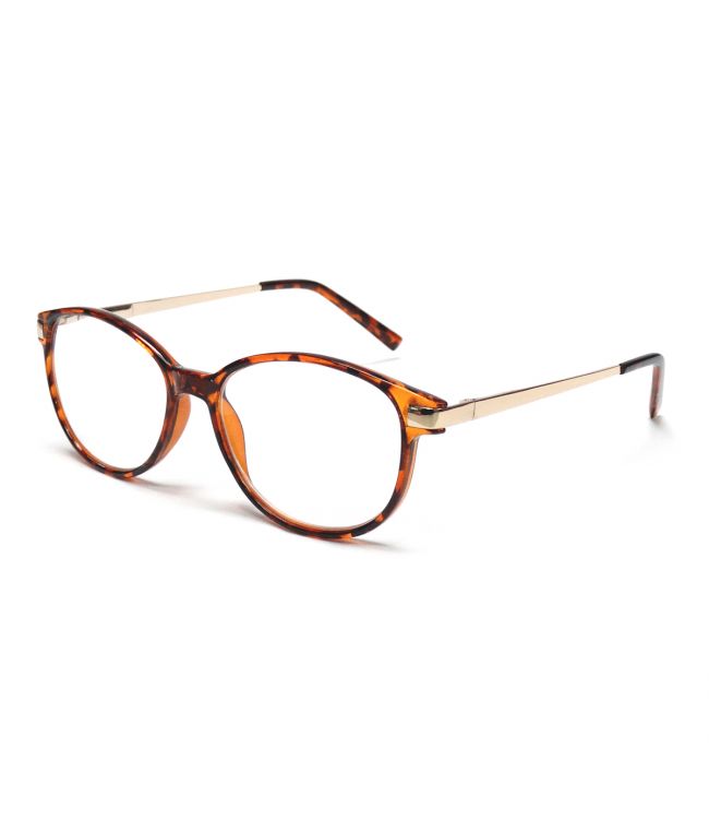 Spectrum Reading glasses Havanna Gold 2.00 Classic round