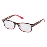 Spectrum reading glasses flame pink rectangular 1.00