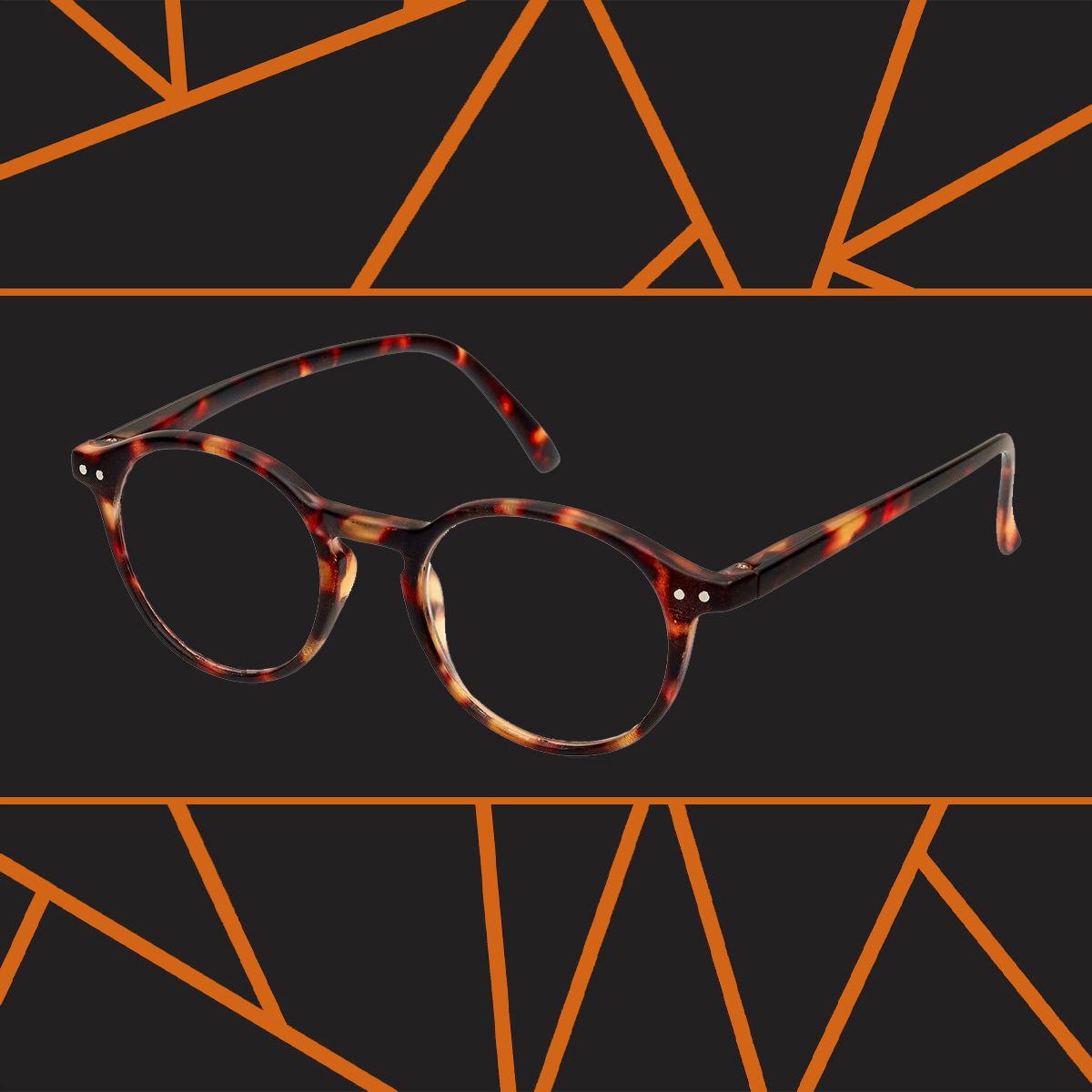 Gafas de lectura Spectrum Havana modernas redondas surtidos