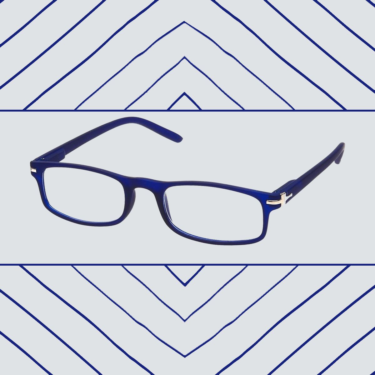 Gafas de lectura Spectrum azul mate rectangular 2,00