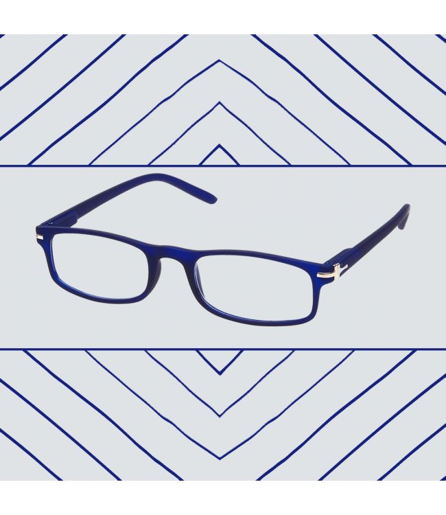Spectrum Reading Glasses Mat Blue Rectangular 1.00