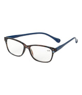 Spectrum Reading Glasses Brown Spotted Rectangular 1.00