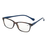 Brýle na čtení Spectrum hnědé melírované obdélníkové 1,00