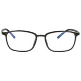 Spectrum computerbril zwart rechthoekig 2.00