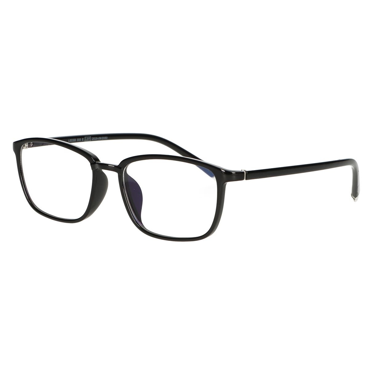 Spectrum computer glasses black rectangular 3.00