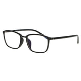 Spectrum computer glasses black rectangular 3.00