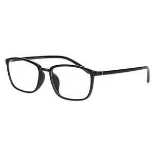 Spectrum computer glasses black rectangular 3.00