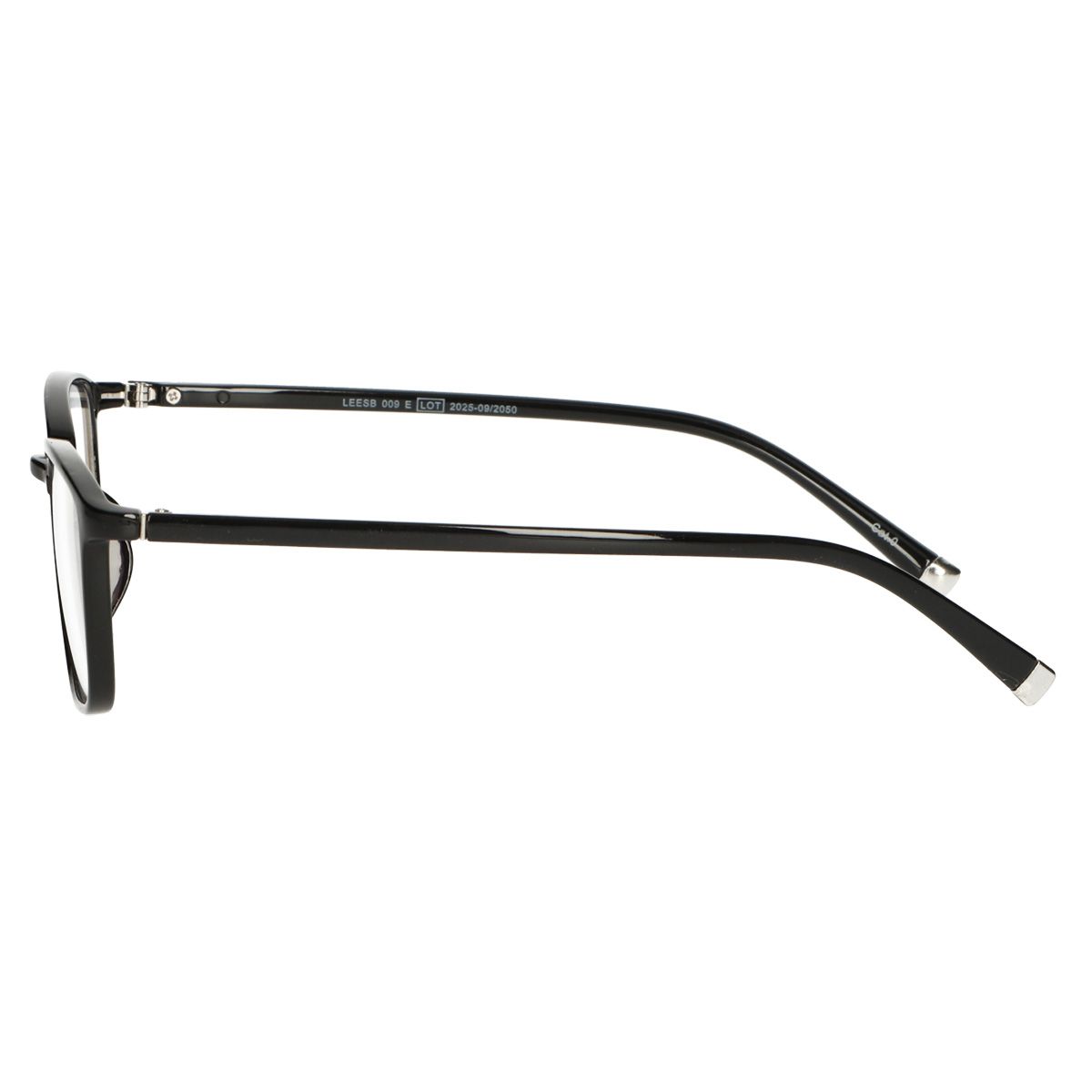 Spectrum computer glasses black rectangular 3.00