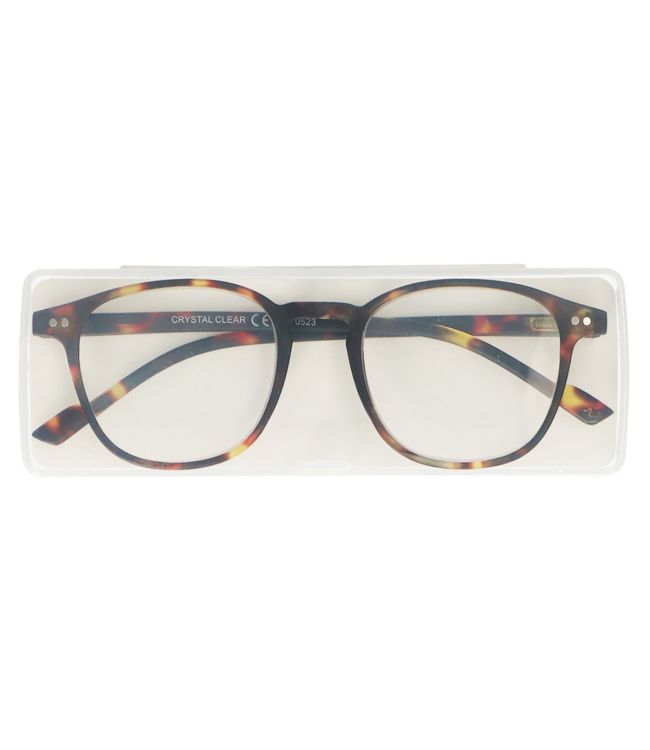 Spectrum Reading glasses Ultra flat in Case Havana 3.00