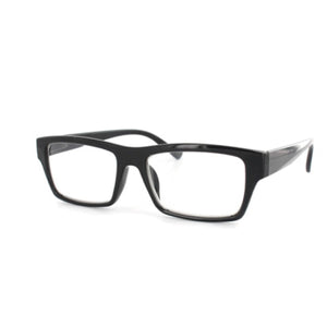 Spectrum reading glasses black 3.50 rectangular