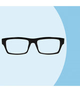 Spectrum Reading Glasses Black 1.50 Rectangular