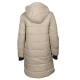 Life Line Howitt Fake Down Parka Ladies Beige Size 4XL