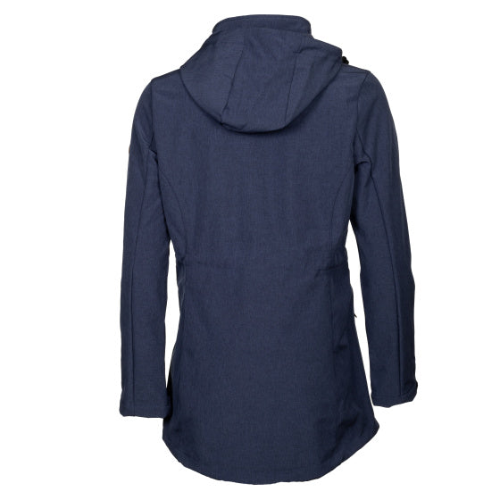 Lebenslinie Kya Softshell Parka Damen dunkelblau Größe 4xl