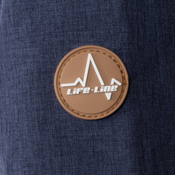 Liewenslinn Kya softshell Parka Dammen donkel blo Gréisst xl