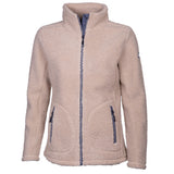 Life Line Lorne Sherpa Fleecejas Ladies Beige Size S