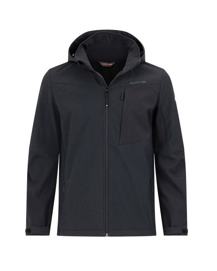 Life Line Murray Softshell Jacket Men Black Size 3XL