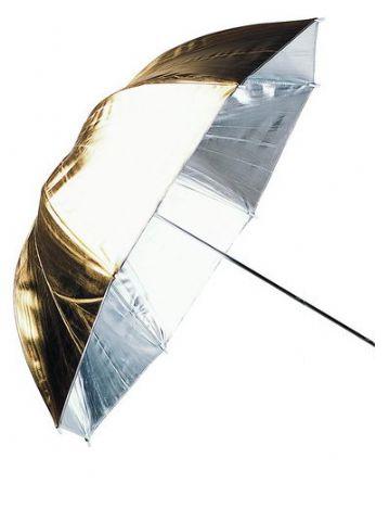 LinkStar Flitsparaplu PUK-84GS Silver Gold 100 cm (reverzibilní)