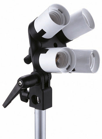 Držák lampy LinkStar LH-4U pro 4 lampy + držák deštníku + naklápěcí držák