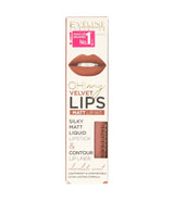 Eveline oh! Il kit labbro liquido matt setoso Matt n. 12 Eclair pralina