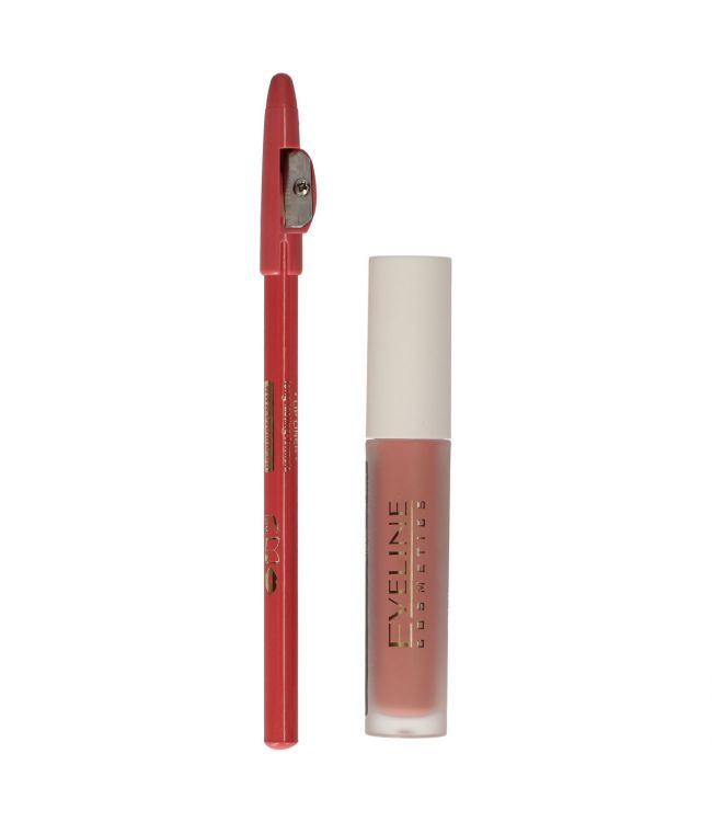Eveline oh! Il kit labbro liquido matt setoso Matt n. 12 Eclair pralina
