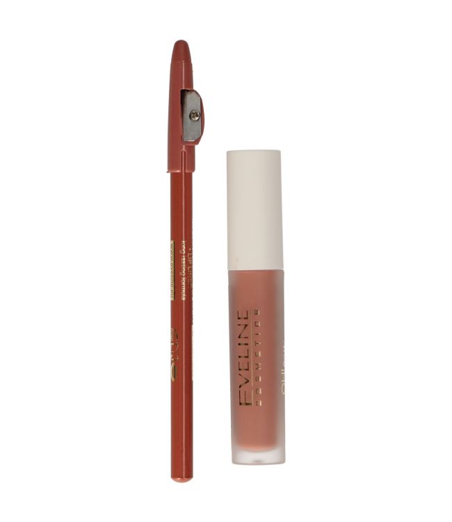 Eveline Oh! Moje rty Silky Matt Liquid Lip Kit č. 14 Choco lanýž