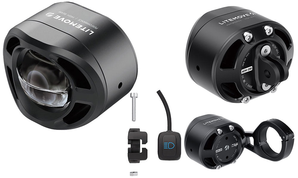 Luz delantera para bicicleta eléctrica Litemove aew-230