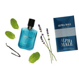 Lamusê lamuse eau de toilette spray menn alpha hanne pour homme 100ml