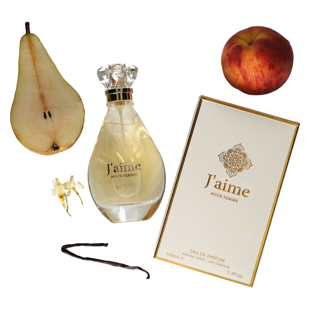Lamusê lamuse eau de parfum spray dames j'aime pour femme 100ml