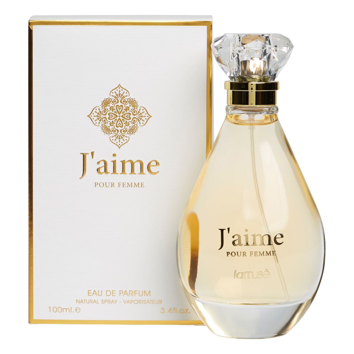 Lamusê lamuse eau de parfum spray dames j'aime pour femme 100ml