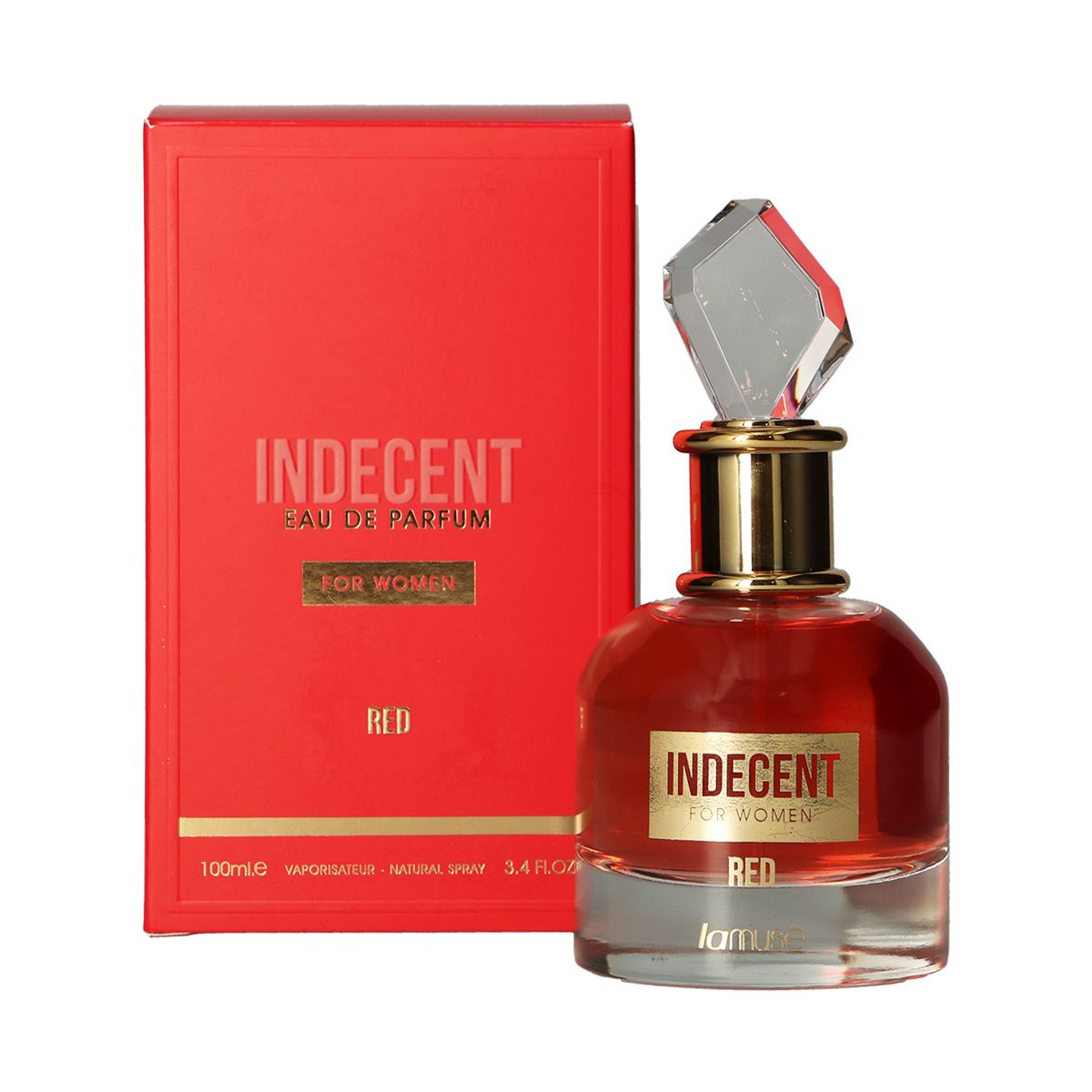Lamusê lamuse eau de perfume indecent red for women 100ml