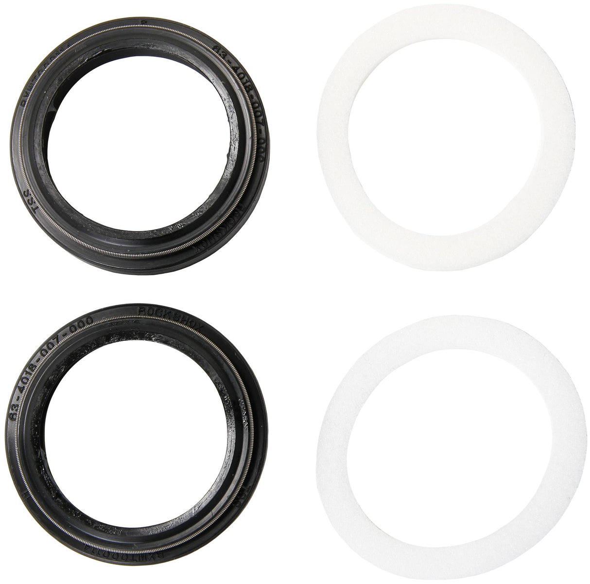 Rockshox dust seal a.foam ring set bluto black
