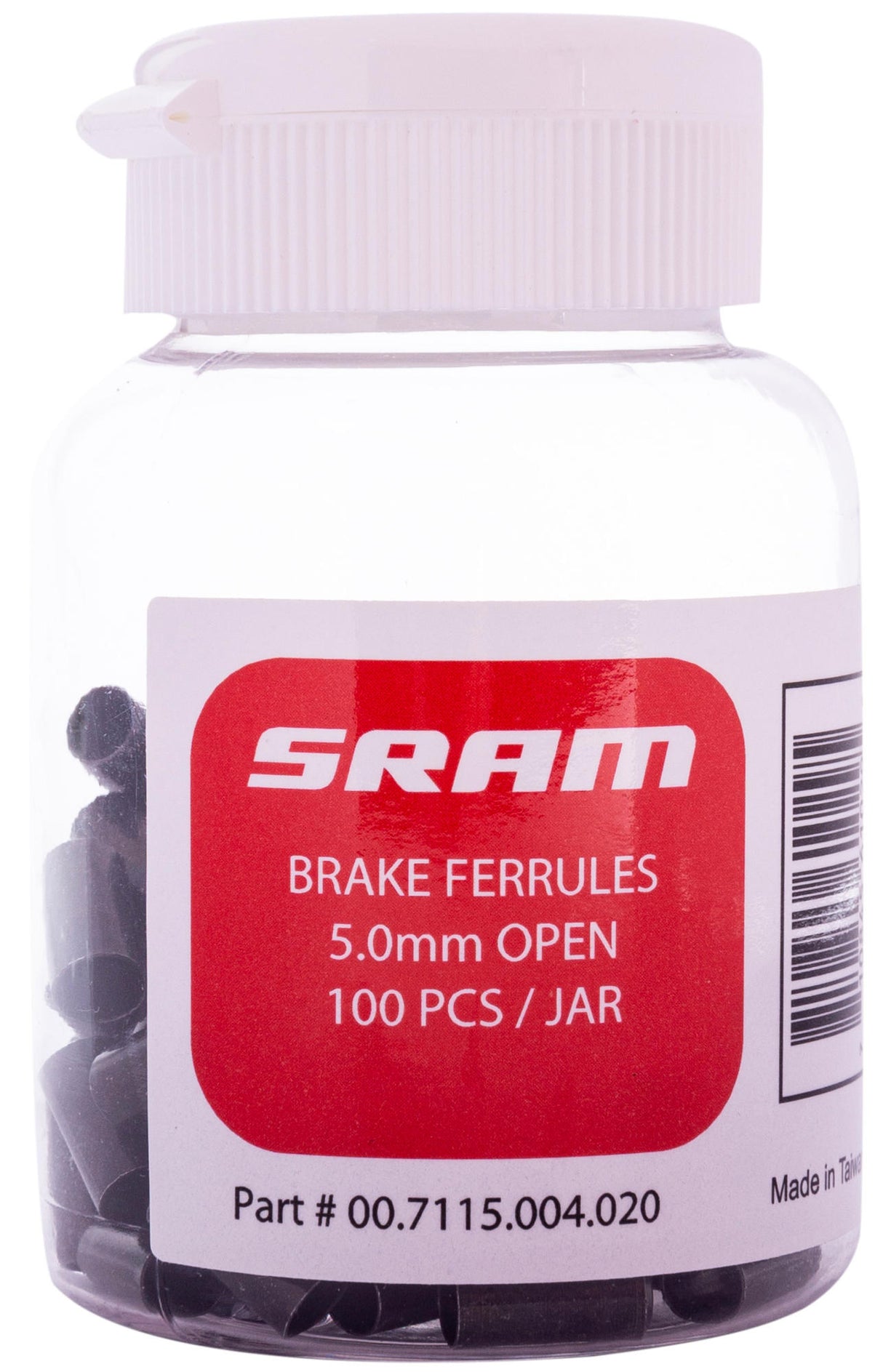 Sram cable cover 5mm 100 piec. black open